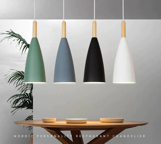 Modern Pendant Lamp Nordic Light For Dinning Room Restaurant Bedroom Led Hanging E27 Aluminum Night