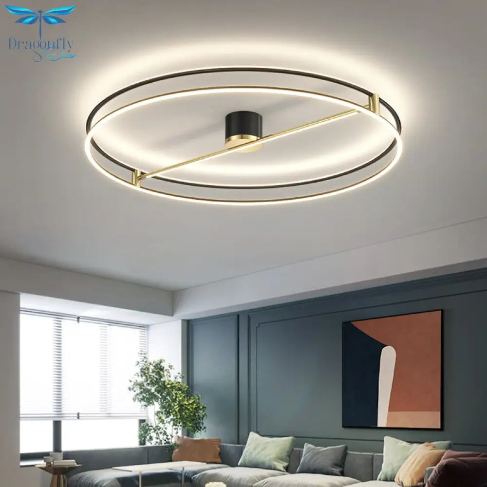 Recessed Led Ceiling Lights Simple Modern Bedroom Lamp Nordic Light Luxury Living Room Creative