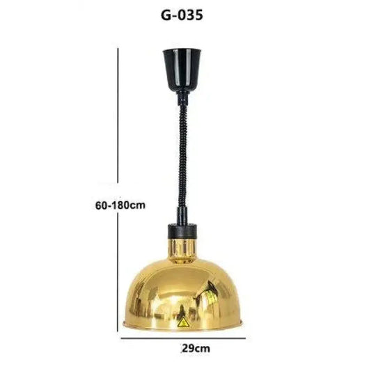 Restaurant Food Insulation Lamp Heating Commercial Chandelier Single - Head Barbecue A / 12W Pendant