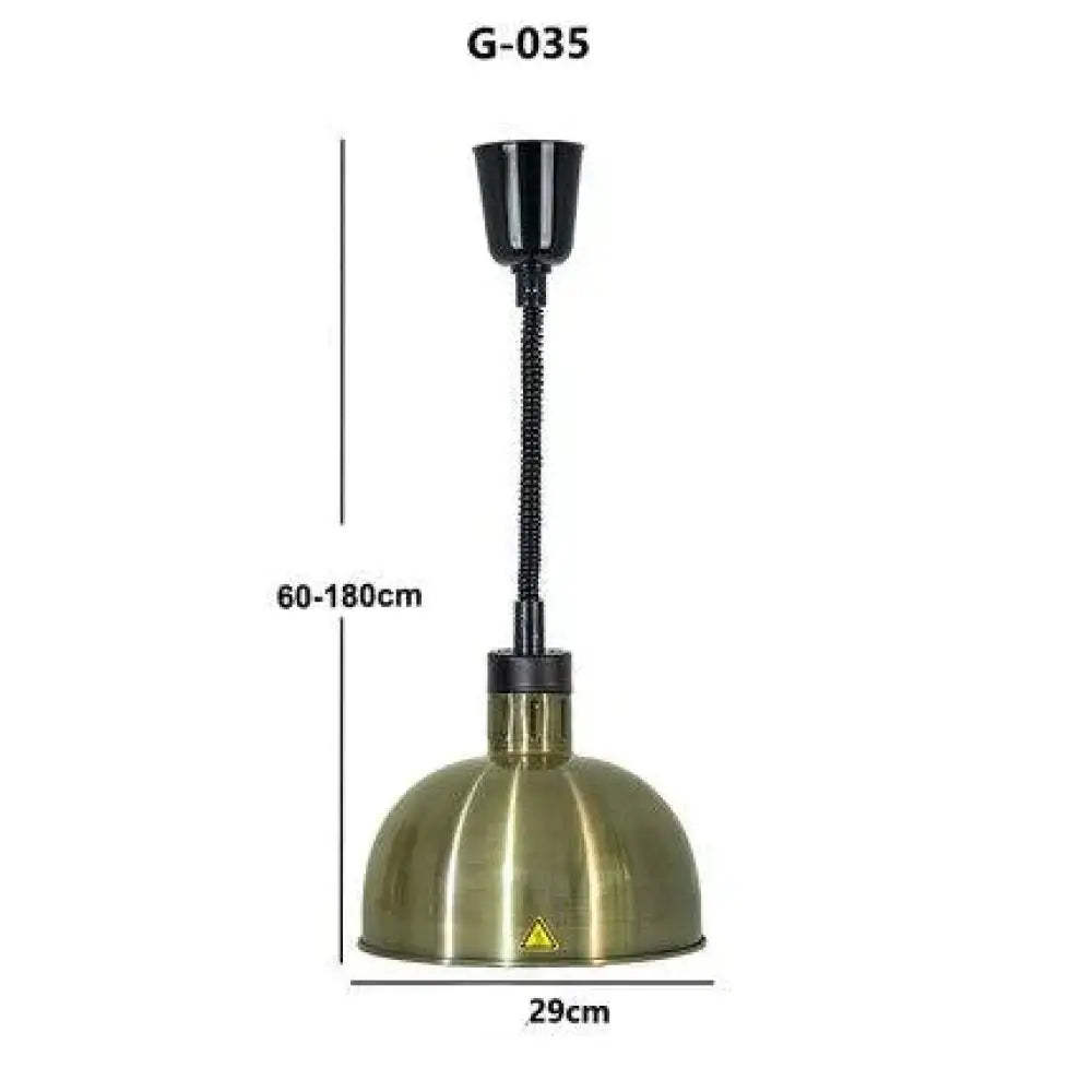 Restaurant Food Insulation Lamp Heating Commercial Chandelier Single - Head Barbecue B / 12W Pendant