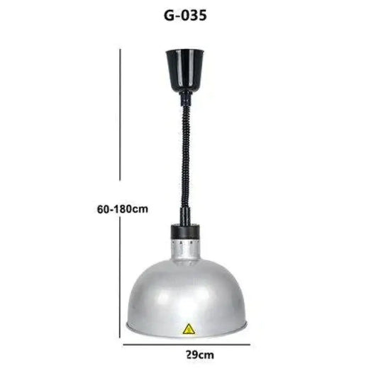 Restaurant Food Insulation Lamp Heating Commercial Chandelier Single - Head Barbecue H / 12W Pendant