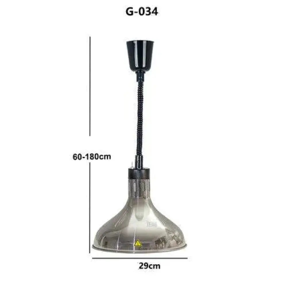 Restaurant Food Insulation Lamp Heating Commercial Chandelier Single - Head Barbecue J / 12W Pendant