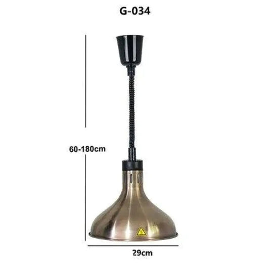 Restaurant Food Insulation Lamp Heating Commercial Chandelier Single - Head Barbecue O / 12W Pendant