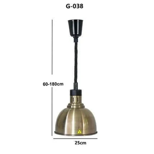 Restaurant Food Insulation Lamp Heating Commercial Chandelier Single - Head Barbecue R / 12W Pendant