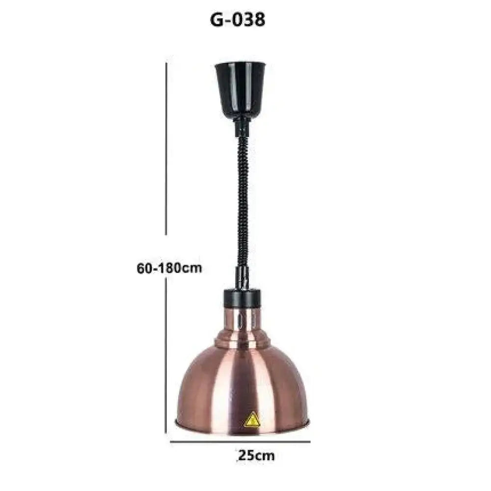 Restaurant Food Insulation Lamp Heating Commercial Chandelier Single - Head Barbecue S / 12W Pendant