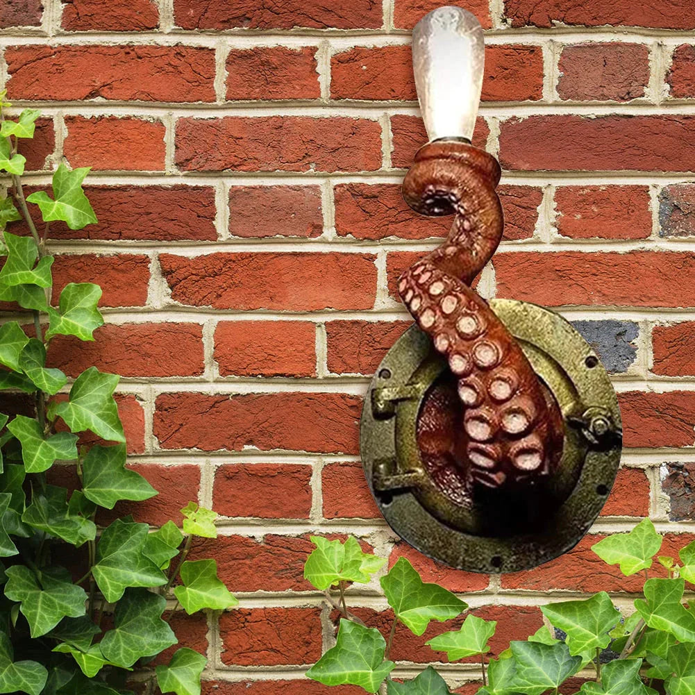 Retro Octopus Tentacle Wall Lamp Red Purple Green Wall