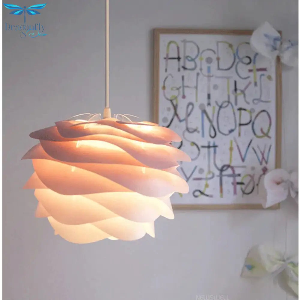 Rose Chandelier Light In The Bedroom Warm Romantic Restaurant Lighting Creative Petal Lamp Pendant