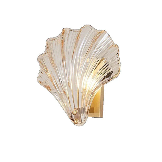 Shell Wall Lamp Postmodern Luxury Bedroom Bedside Living Room Tv Background Simple Creative