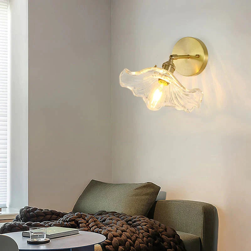 Sherri - Retro Copper Flower | Wall Lamp