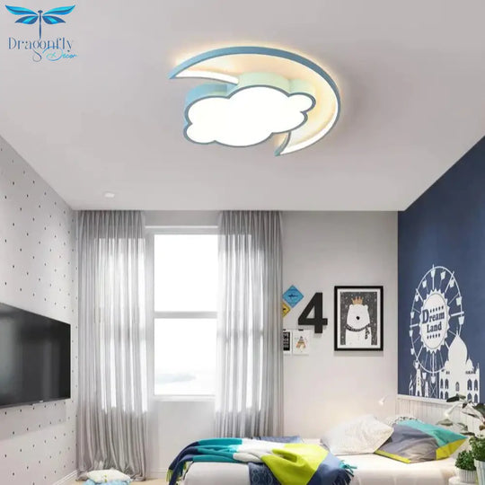 Simple Modern Bedroom Cloud Ceiling Lamp