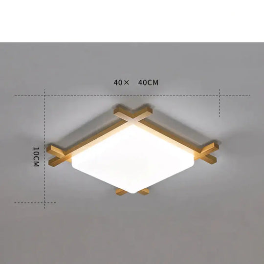 Simple Modern Corridor Square Log Led Living Room Lamps As Show / Small White Light Ceiling