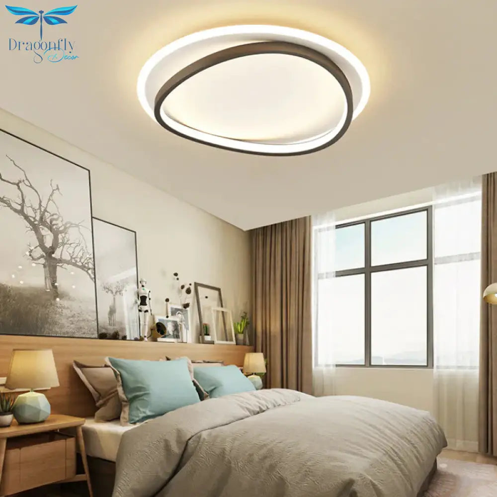Simple Round Led Ceiling Lamp Bedroom Dining Room Lamps
