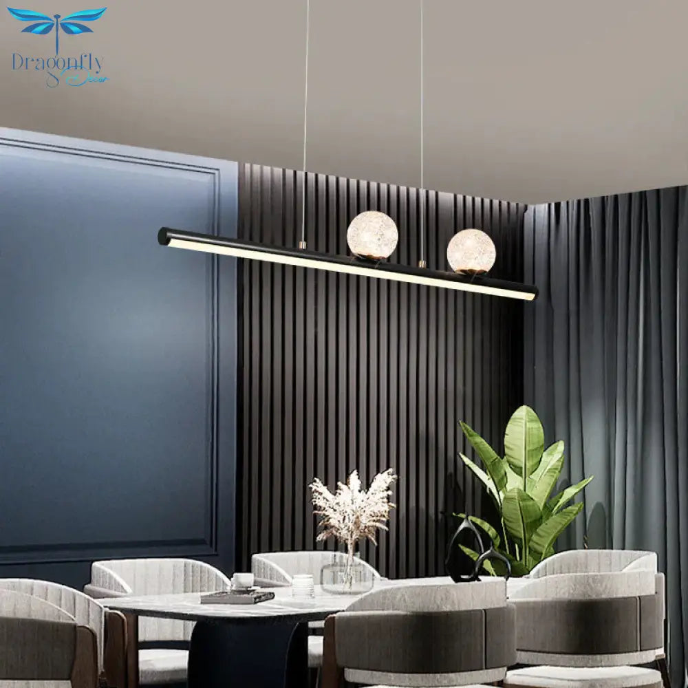 Simple Strip Restaurant Chandelier Personality Creativity Light Luxury Bar Table Lamp Pendant
