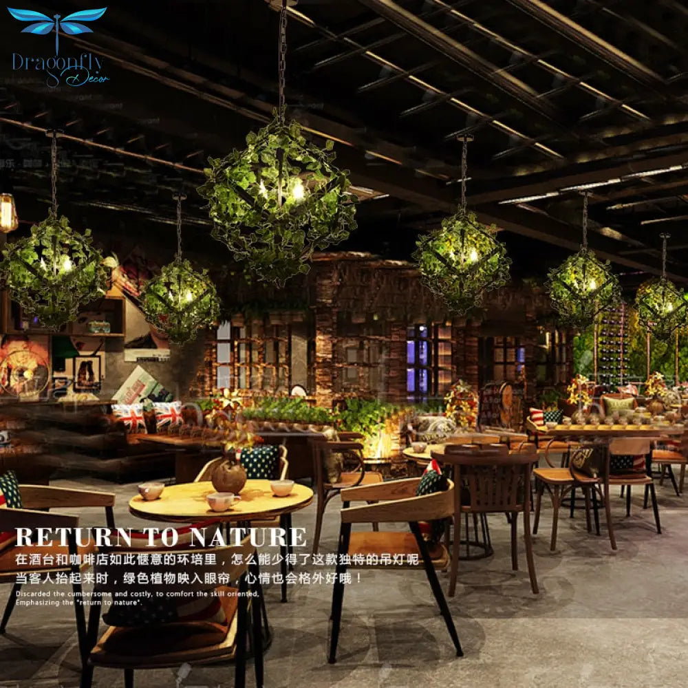 Small Fresh Plants Flowers Music Restaurant Barbecue Creative Industry Wind And Clear Bar