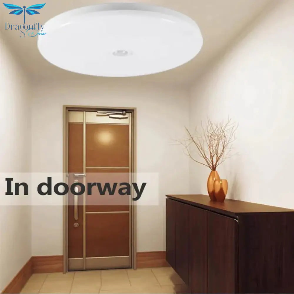 Smart Led Ceiling Lights 12W 18W Pir Motion Sensor Lamp Lighting For Living Room Hallway Stairway