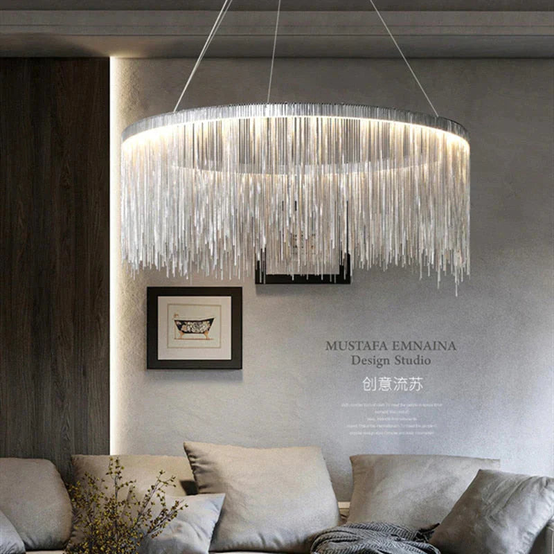 Solana - Tassel Chain Led Chandelier