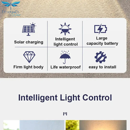 Solar Wall Lamp Outdoor Waterproof Up And Down Luminous Lighting Lamps