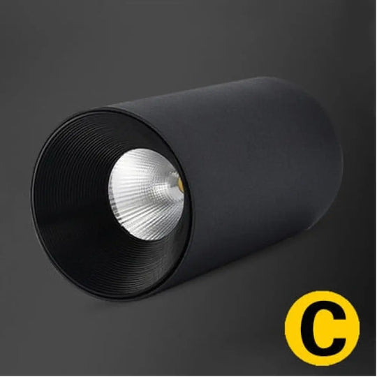 Surface Mounted Cylindrical Led Cob Downlight Gold Reflector 7W 10W 15W 18W Ceiling Bulbs Lamp Spot
