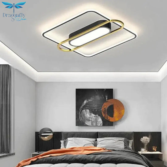 Thin Bedroom Restaurant Modern Simple Side - Emitting Led Ceiling Lamp Decoration