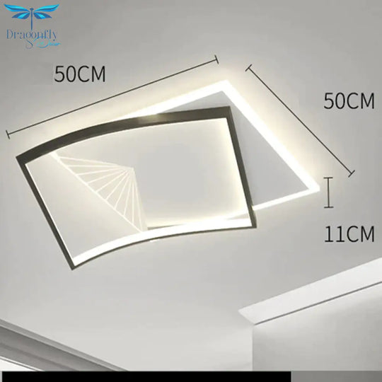 Ultra - Thin Living Room Lamp In Light The Bedroom Ceiling Master Simple Nordic New Style