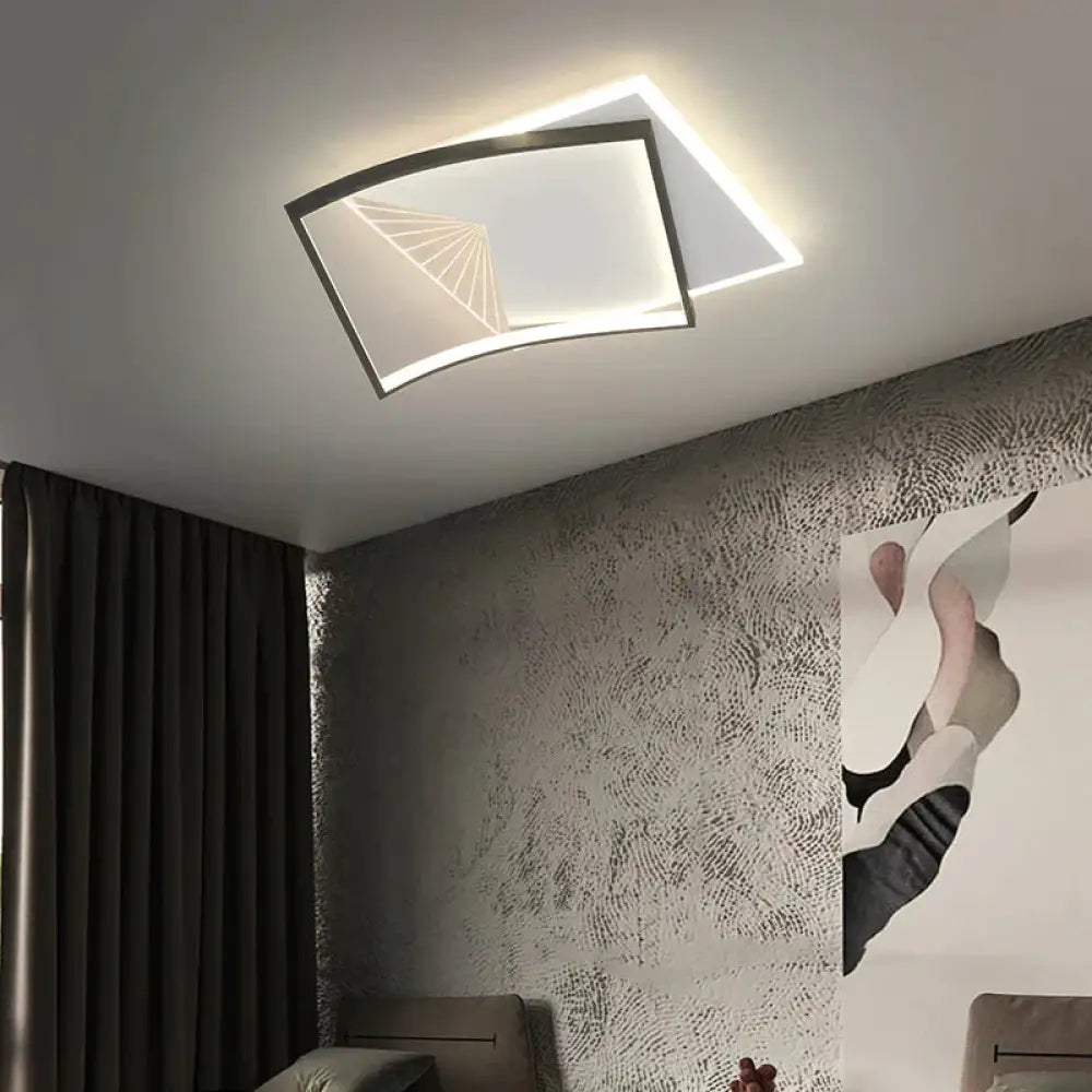 Ultra - Thin Living Room Lamp In Light The Bedroom Ceiling Master Simple Nordic New Style Square /