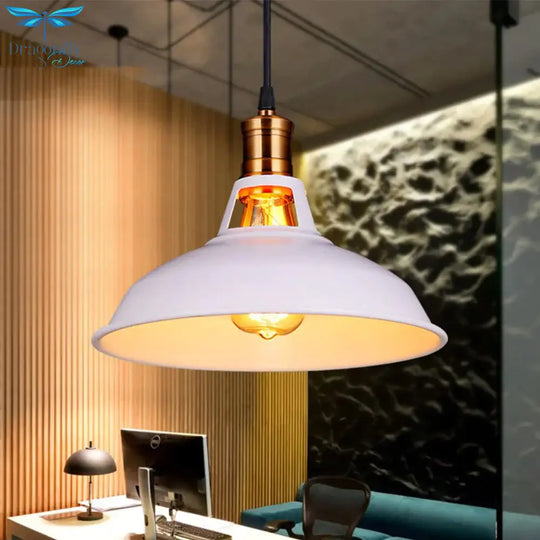 Vintage E27 Pendant Lights Lampshade Retro Lamp Industrial Edison Light Bulb Hanging Loft Home Decor