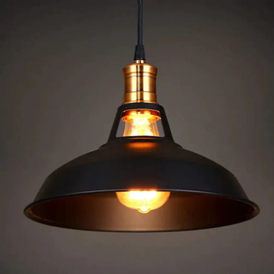 Vintage E27 Pendant Lights Lampshade Retro Lamp Industrial Edison Light Bulb Hanging Loft Home