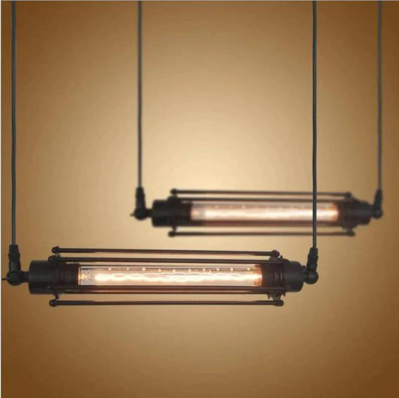 Vintage Flute Pendant Light Fixtures Industrial Retro Lamp For Kitchen Island Bar Living Room E27