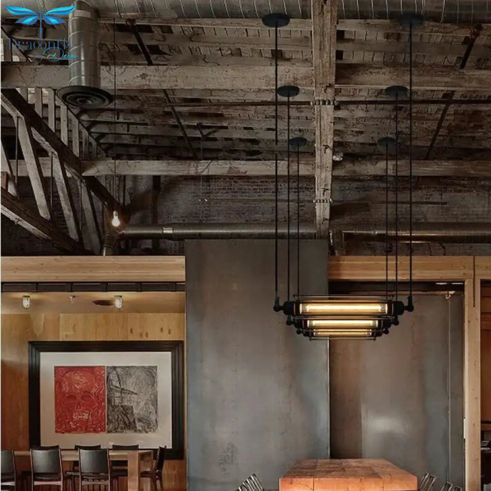 Vintage Flute Pendant Light Fixtures Industrial Retro Lamp For Kitchen Island Bar Living Room E27