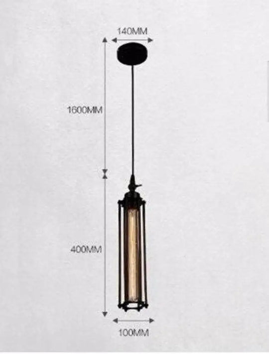 Vintage Flute Pendant Light Fixtures Industrial Retro Lamp For Kitchen Island Bar Living Room E27