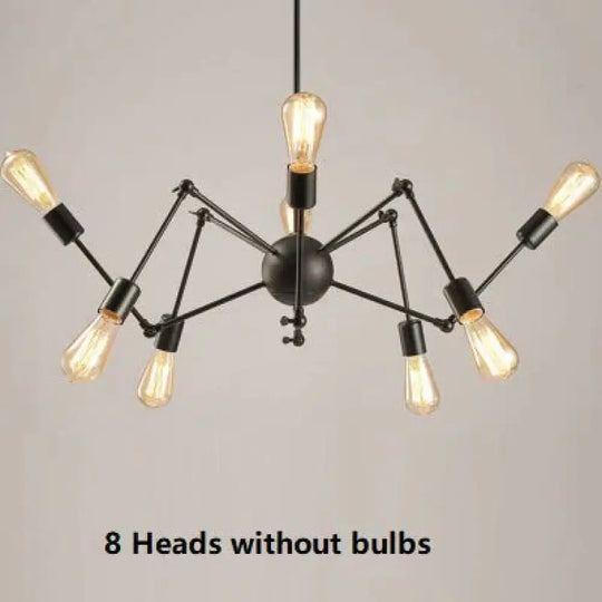 Vintage Industrial Loft Pendant Light 8/12/16/18 Heads Sputnik Lamp Restaurant Bar Lights 8Heads