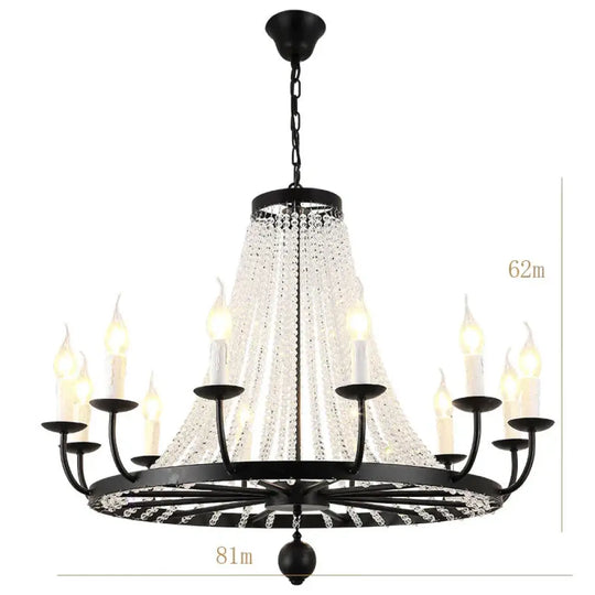 Vintage Industrial Wrought Iron Pendant Light E14 Led Lamp For Living Room Bed Dining Study Office