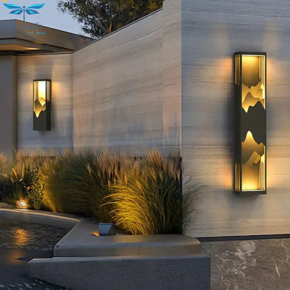 Waterproof Solar Led Outdoor Light - Garden Decoration Lamps For Balcony Courtyard Street And Wall